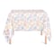 Colorful Floral Easter Eggs 58" x 58" Tablecloth